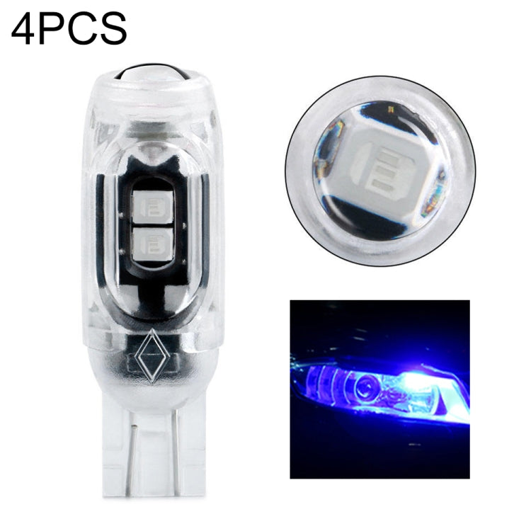 4pcs T10 DC12V /  0.84W / 0.07A / 150LM Car Clearance Light 5LEDs SMD-3030 Lamp Beads with lens