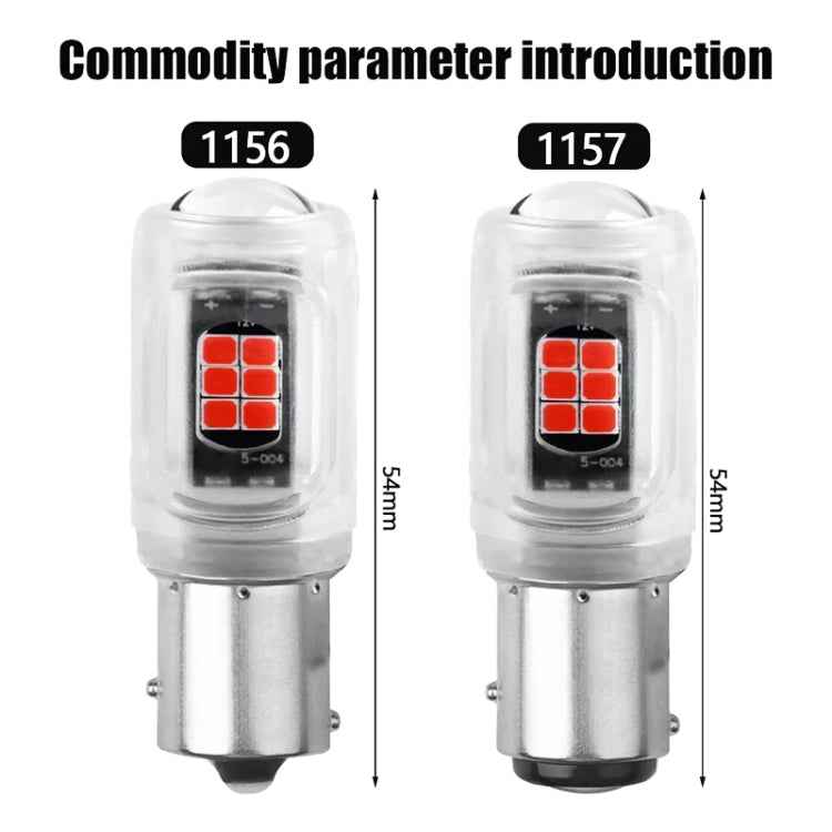 2pcs 1156 DC12V / 2.16W / 0.18A / 480LM Car LED Turn Signal Light