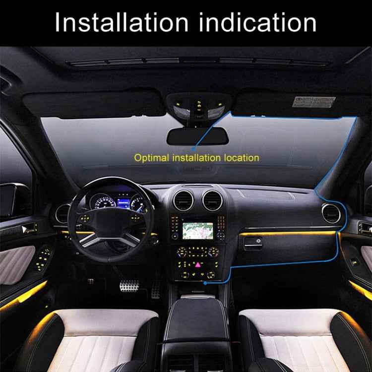 F9 Car Front and  Inner Dual Camera HD Infrared Night Vision Car Driving Recorder