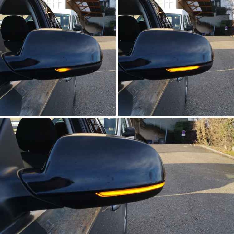 1 Pair For Audi A4 B8 Car Dynamic LED Turn Signal Light Rearview Mirror Flasher Water Blinker