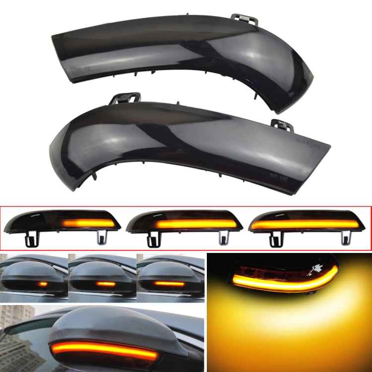 2pcs For Volkswagen Golf 5 MK5 2003-2008 Car Dynamic LED Turn Signal Light Rearview Mirror Flasher Water Blinker