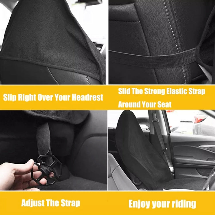 Car Universal Waterproof Anti-skid Seat Cover, Black, Pink, Grey, Blue, White