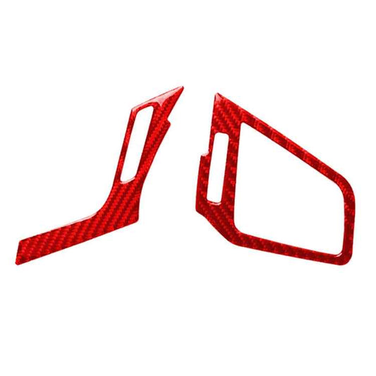 Car Carbon Fiber Left and Right Air Outlet Decorative Sticker for Honda Tenth Generation Civic 2016-2019, Left Drive