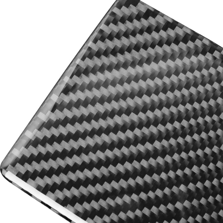 Car Carbon Fiber Cup Holder Decorative Sticker for Mitsubishi Lancer-ex / EVO / Fortis 9-10th Generation, Left and Right Drive Universal, Cup Holder