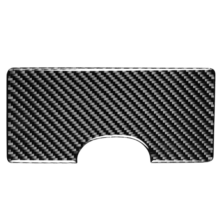 Car Carbon Fiber Cup Holder Decorative Sticker for Mitsubishi Lancer-ex / EVO / Fortis 9-10th Generation, Left and Right Drive Universal, Cup Holder
