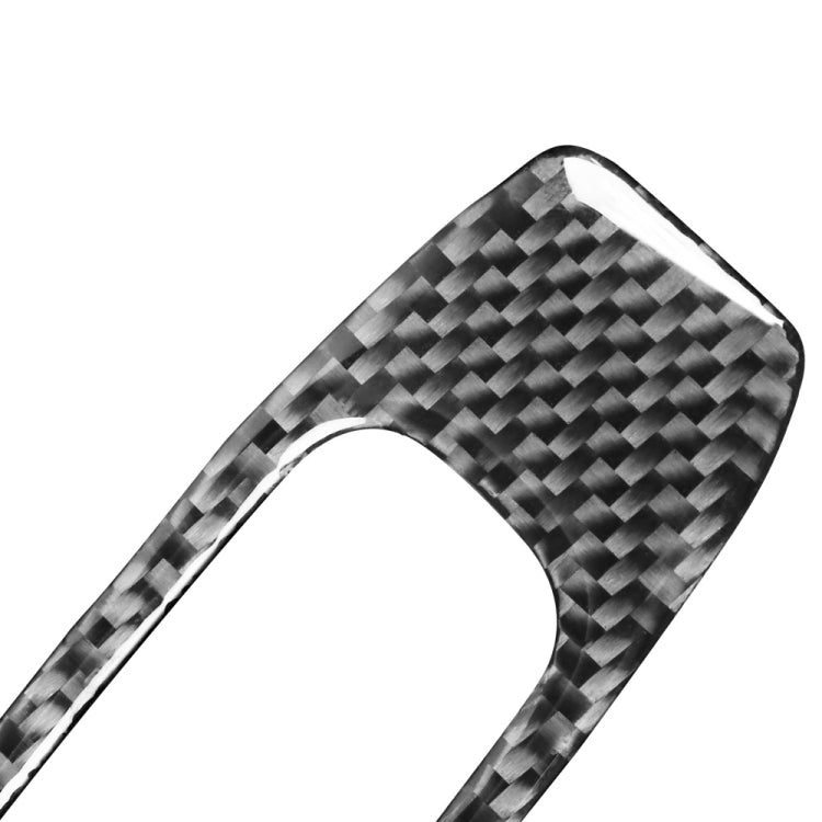 Car Carbon Fiber Skylight Handle Decorative Sticker for Mitsubishi Lancer EVO (DE/ES) 2008-2015, Left and Right Drive Universal