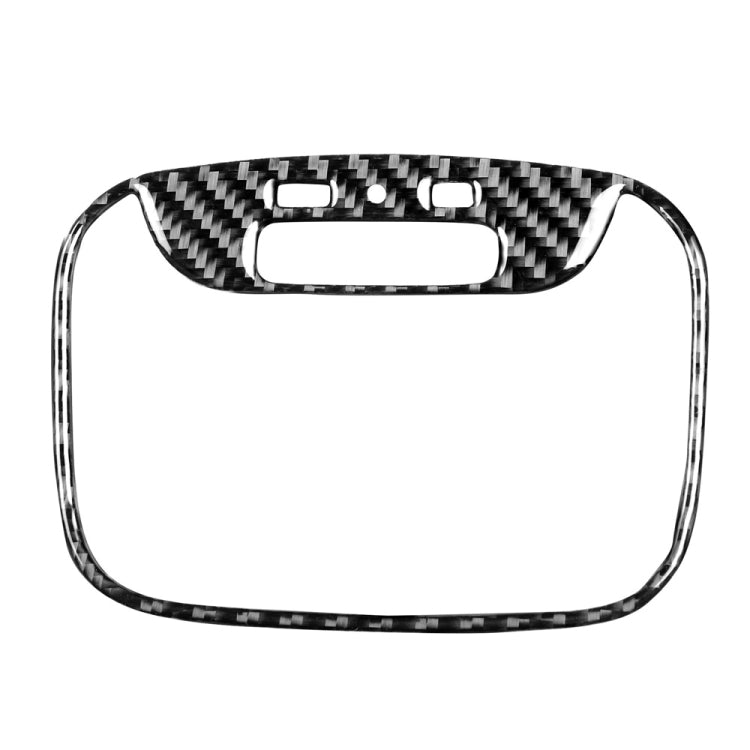 Car Carbon Fiber Rear Roof Reading Light Decorative Sticker for Mitsubishi Lancer EVO 2008-2015, Left and Right Drive Universal, Rear Roof Reading Light