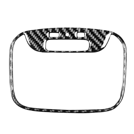 Car Carbon Fiber Rear Roof Reading Light Decorative Sticker for Mitsubishi Lancer EVO 2008-2015, Left and Right Drive Universal, Rear Roof Reading Light