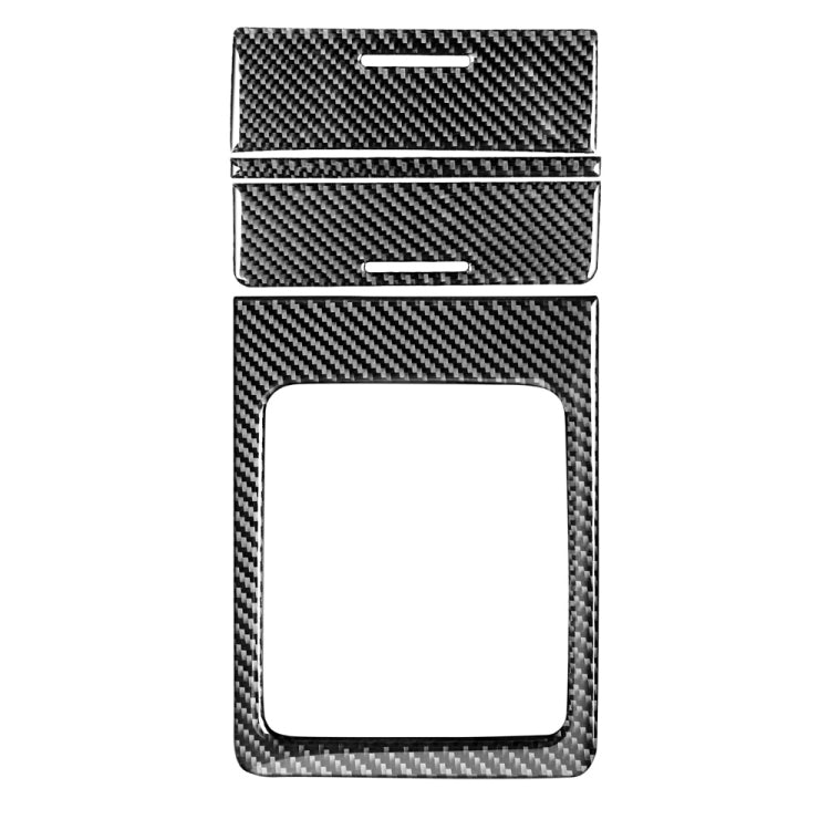 Car Carbon Fiber Storage + Gear Decorative Sticker for Mitsubishi Lancer EVO (Only GT / GTS) 2010-2015, Left and Right Drive Universal, Storage + Gear