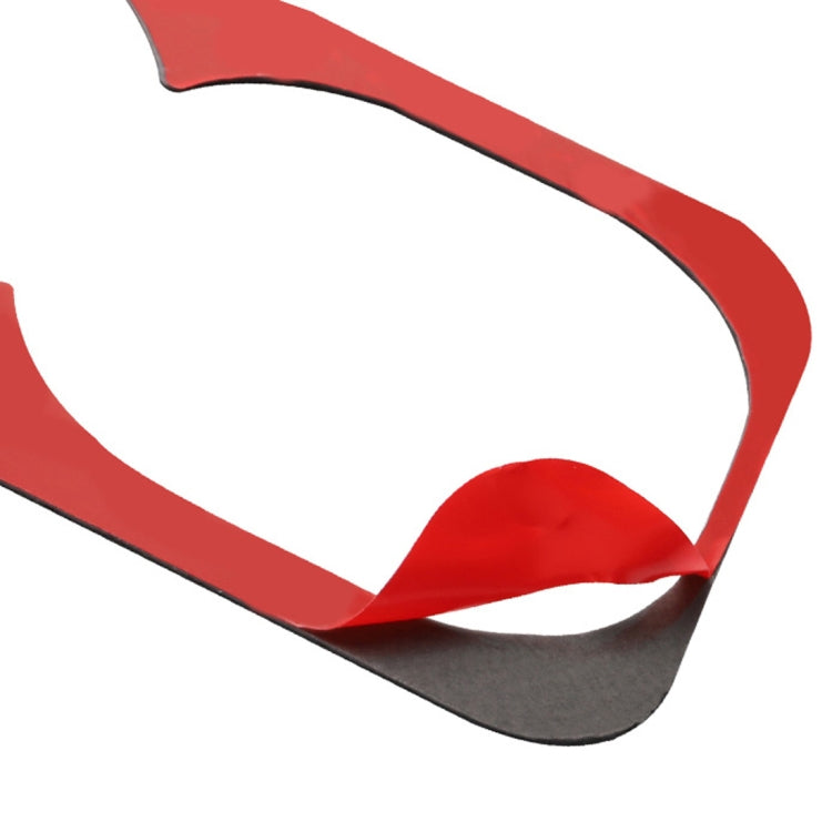 Car Carbon Fiber Rear Center Armrest Cup Holder Decorative Sticker for Mitsubishi Lancer EVO 2008-2015, Left and Right Drive Universal, Rear Center Armrest Cup Holder