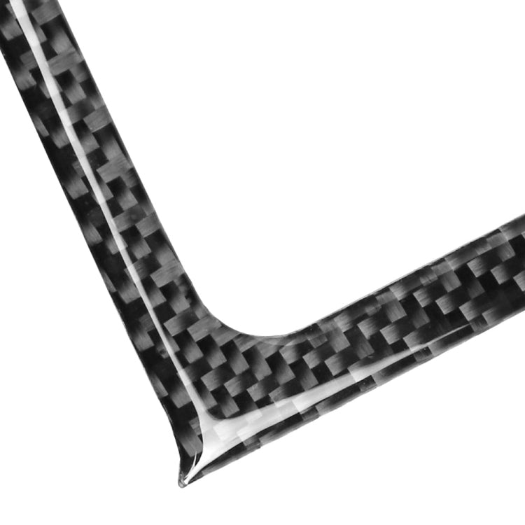 2 PCS Car Carbon Fiber Navigation System Display Decorative Sticker for Mitsubishi Lancer EVO 2008-2015, Left and Right Drive Universal, Navigation System Display