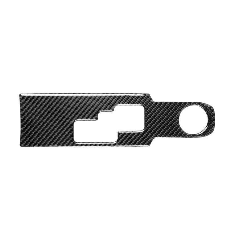 Car Carbon Fiber Gear Shift Panel Decorative Sticker for Nissan GTR R35 2008-2016, Left and Right Drive Universal, Gear Shift Panel