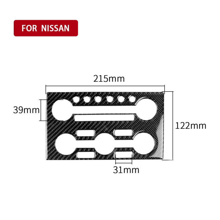 Car Carbon Fiber Instrument Control Panel Decorative Sticker for Nissan GTR R35 2008-2016, Right Drive, Instrument Control Panel, Right Drive