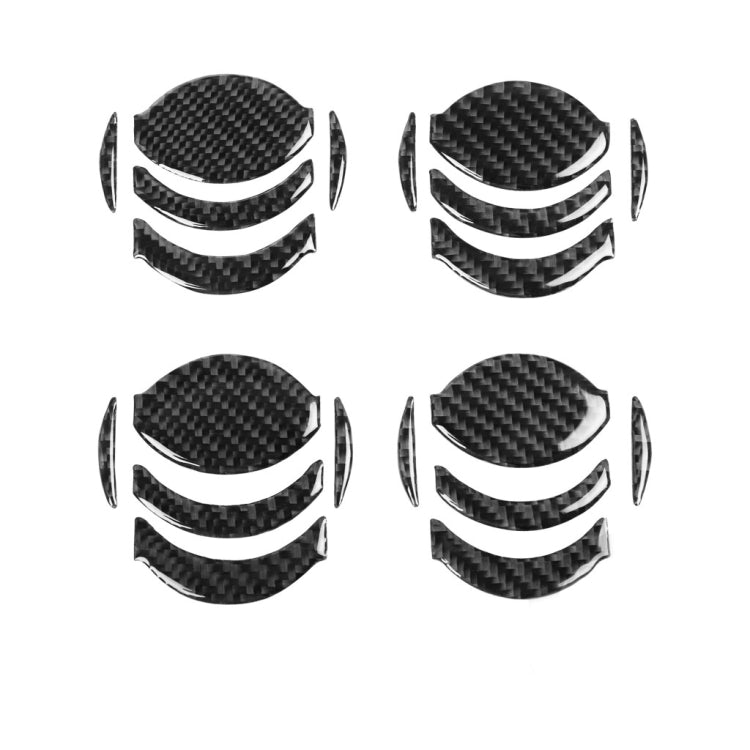 20 PCS Car Carbon Fiber Central Air Outlet Decorative Sticker for Nissan GTR R35 2008-2016, Left and Right Drive Universal, 20 PCS Central Air Outlet