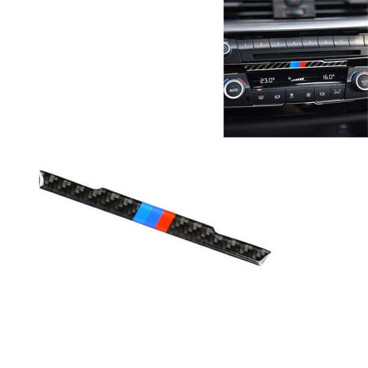 Three Color Carbon Fiber Car Central Control CD Decorative Sticker for BMW (F30) 2013-2015 / (F34) 2013-2016, Central Control CD(Three Color)