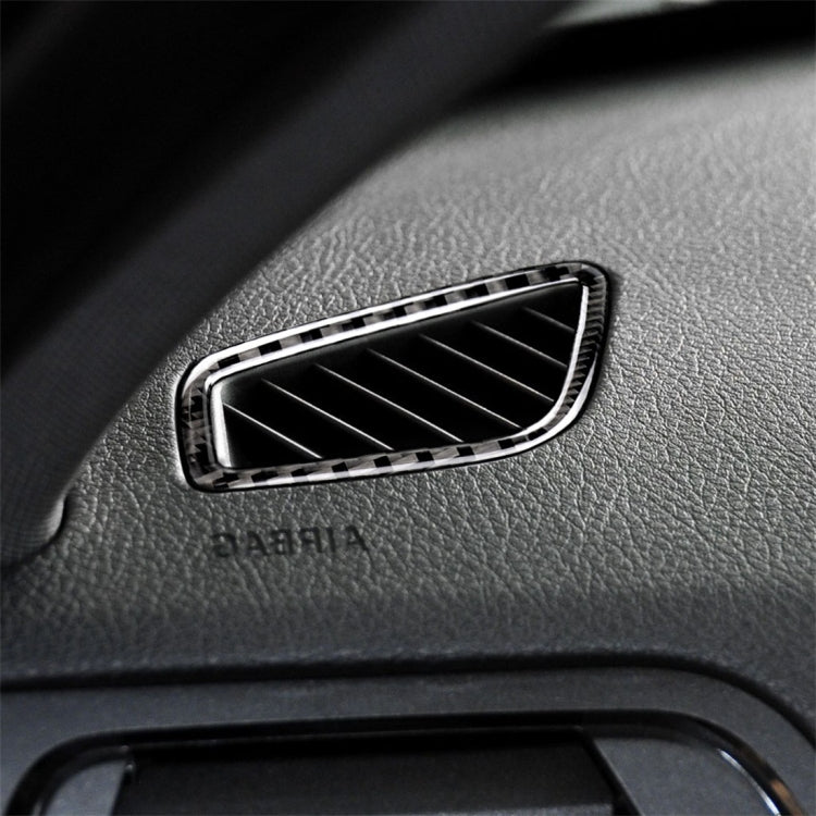 Carbon Fiber Car Instrument Air Outlet Decorative Sticker for BMW (F30) 2013-2018 / (F34) 2013-2017, Sutible for Left Driving, Instrument Air Outlet