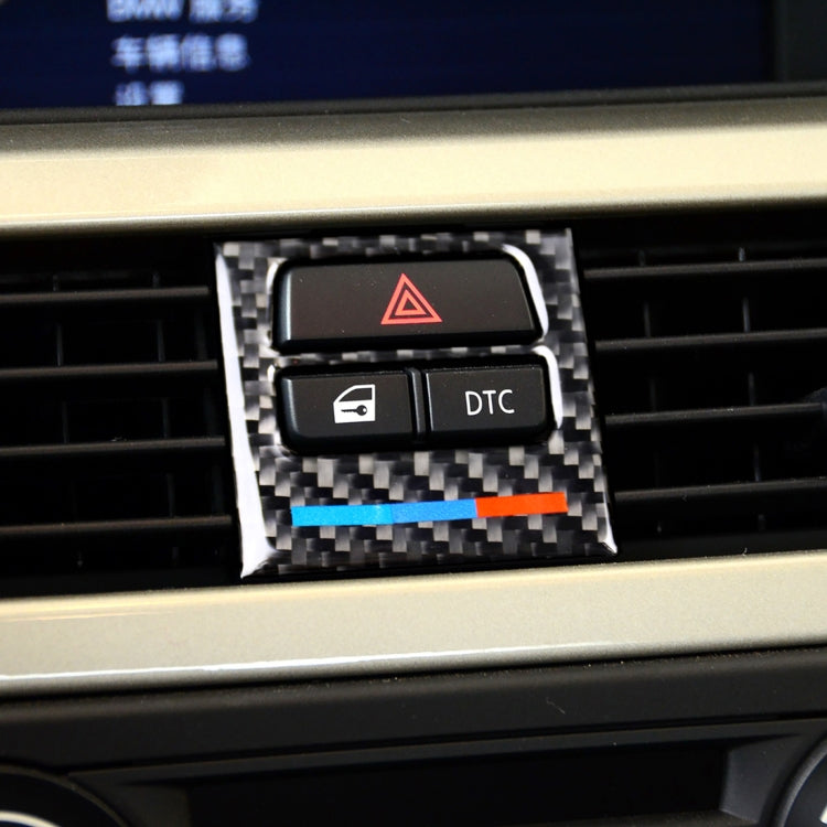 5 PCS Low Matching Carbon Fiber Car Air Outlet Decorative Sticker for BMW E90 / E92 / E93 2005-2012, Low Matching Air Outlet