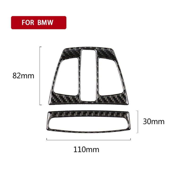 Carbon Fiber Car Reading Light Panel Decorative Sticker for BMW F20 2012-2017 / F30 / F34 / F32 2013-2017 / X5 2014-2017 / X6 2015-2017 / X1 2016-2017, Reading Light