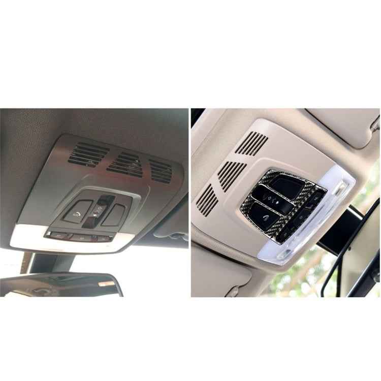 Carbon Fiber Car Reading Light Panel Decorative Sticker for BMW F20 2012-2017 / F30 / F34 / F32 2013-2017 / X5 2014-2017 / X6 2015-2017 / X1 2016-2017