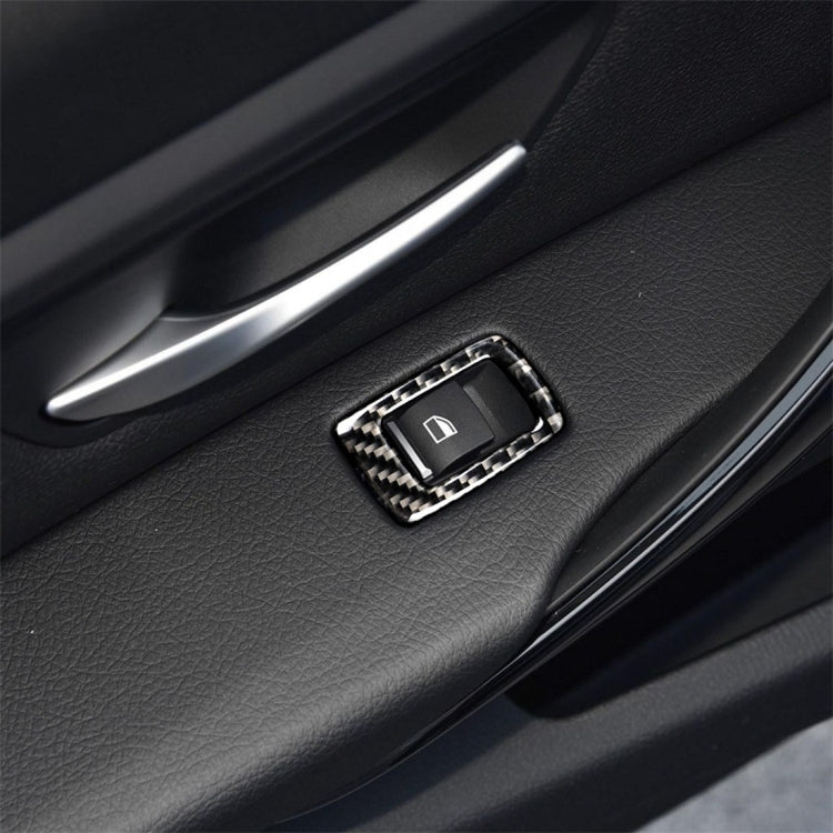 Carbon Fiber Car Lifting Panel Decorative Sticker for BMW F20 / F21 2012-2016 / F30 2013-2015 / F34 2013-2016, Lifting Panel