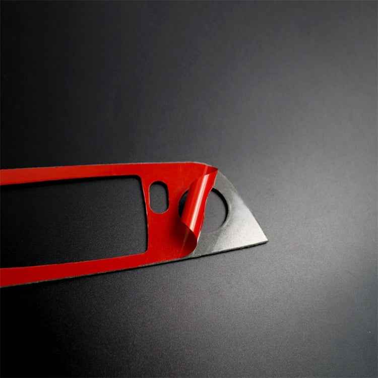 4 PCS Carbon Fiber Car Left Driving Lifting Panel Decorative Sticker without Folding for BMW E90 / 320i / 325i, Diameter: 37.8cm