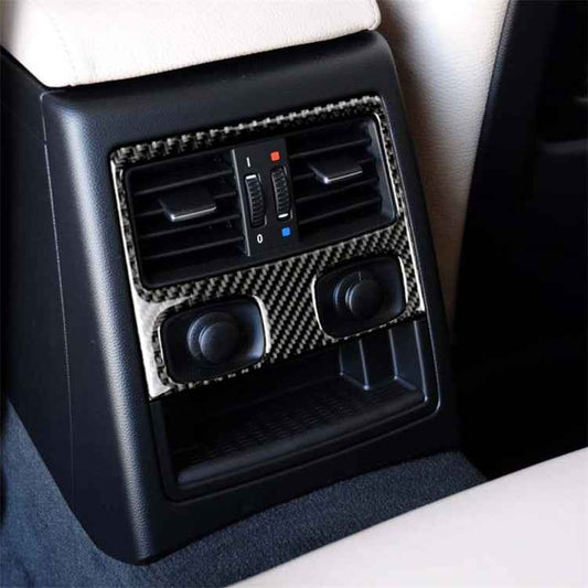 Carbon Fiber Car Rear Air Vent Decorative Sticker for BMW E90 / E92 2005-2012