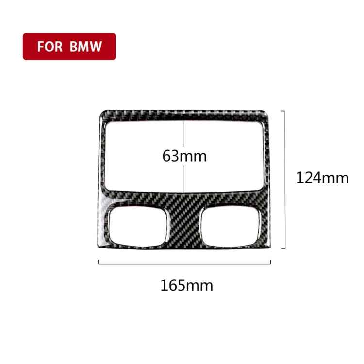 Carbon Fiber Car Rear Air Vent Decorative Sticker for BMW E90 / E92 2005-2012