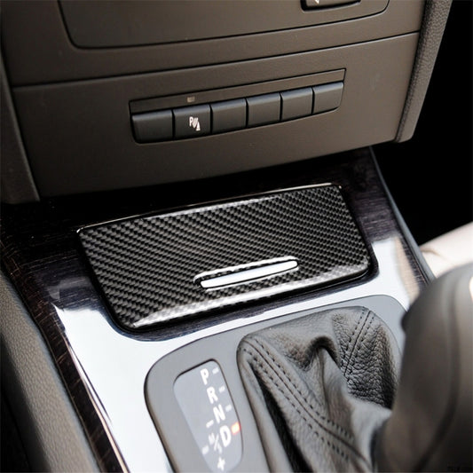 Three Color Carbon Fiber Car Ashtray Decorative Sticker for BMW E90 / E92 / E93 (2005-2012), Ashtray, Ashtray(Three Color)