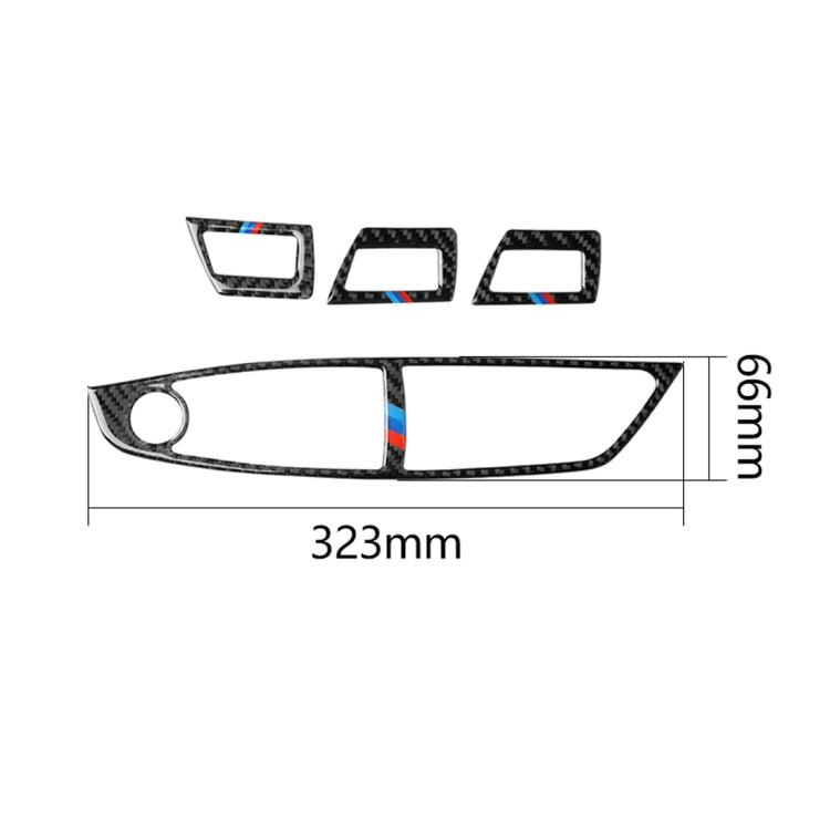 Carbon Fiber Car Right Driving Lifting Panel Decorative Sticker for BMW 5 Series F10 2011-2018, Right Driving Lifting Pane(Three Color), Right Driving Lifting Pane