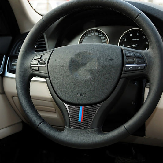 B Edition Three Color Carbon Fiber Car Large Steering Wheel Decorative Sticker for BMW 5 Series F10 F18 2011-2017, Large Steering Wheel(Three Color), Large Steering Wheel(Yellow Red), Large Steering Wheel