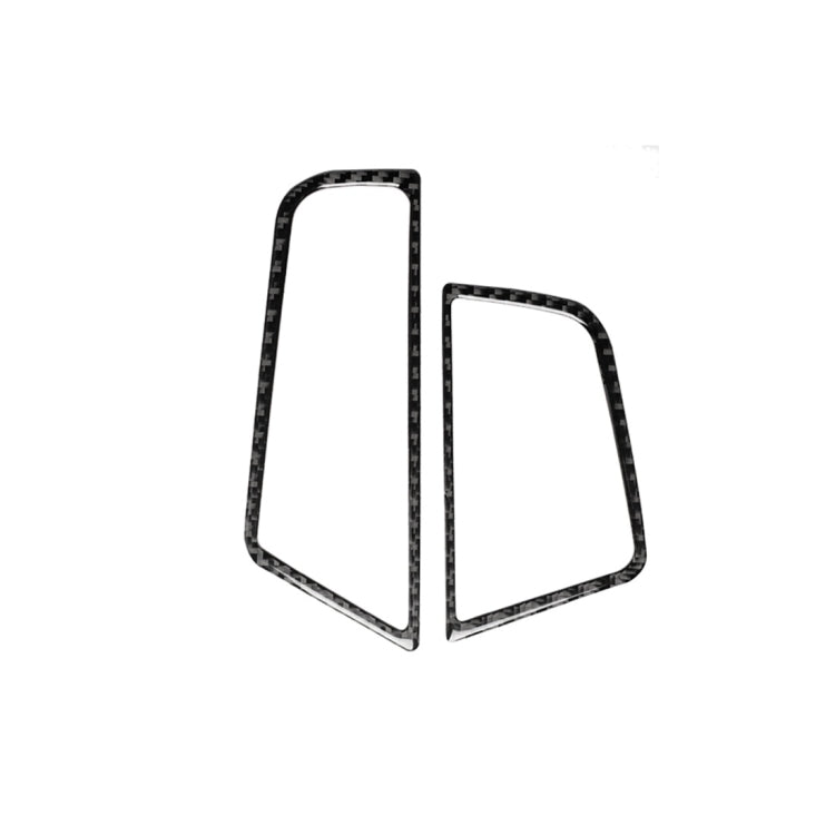 Carbon Fiber Car Side Air Outlet Frame Decorative Sticker for BMW 5 Series F10 2011-2017,Sutible for Left Driving, Side Air Outlet Frame