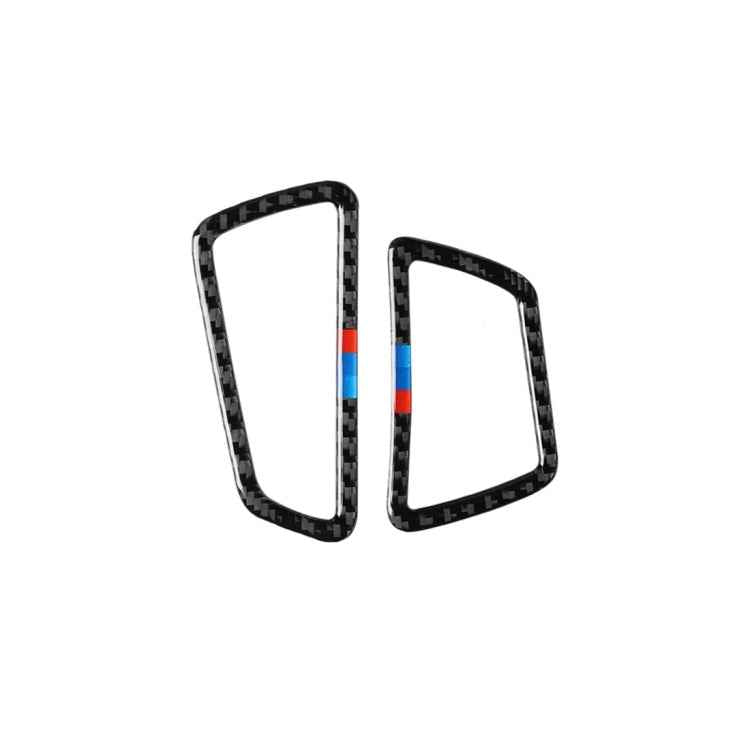 Carbon Fiber Car Instrument Air Outlet Decorative Sticker for BMW 5 Series F07 5GT 535i 2010-2016,Sutible for Left Driving