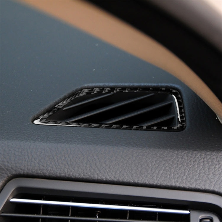 Carbon Fiber Car Instrument Air Outlet Decorative Sticker for BMW 5 Series F07 5GT 535i 2010-2016,Sutible for Left Driving, Instrument Air Outlet(Three Color), Instrument Air  Outlet