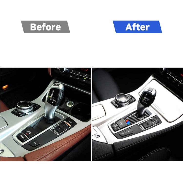 Carbon Fiber Car Handbrake Below Panel Decorative Sticker for BMW 5 Series F07 F10 F25 F26 / GT X3 X4 2009-2016,Sutible for Right Driving, Handbrake Below Panel for Right Driving (Three Color), Handbrake Below Panel for Right Driving