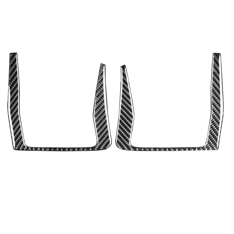 2 PCS Car Carbon Fiber Rear Door Handle Decorative Sticker for Mazda RX8 2004-2008, Left and Right Drive Universal, Rear Door Handle