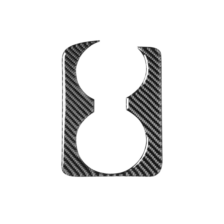 Car Carbon Fiber Handrail Cup Holder Decorative Sticker for Mazda RX8 2004-2008, Left Drive, Handrail Cup Holder