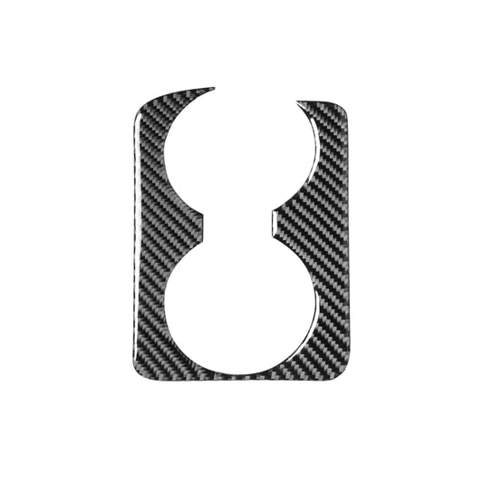 Car Carbon Fiber Handrail Cup Holder Decorative Sticker for Mazda RX8 2004-2008, Left Drive, Handrail Cup Holder