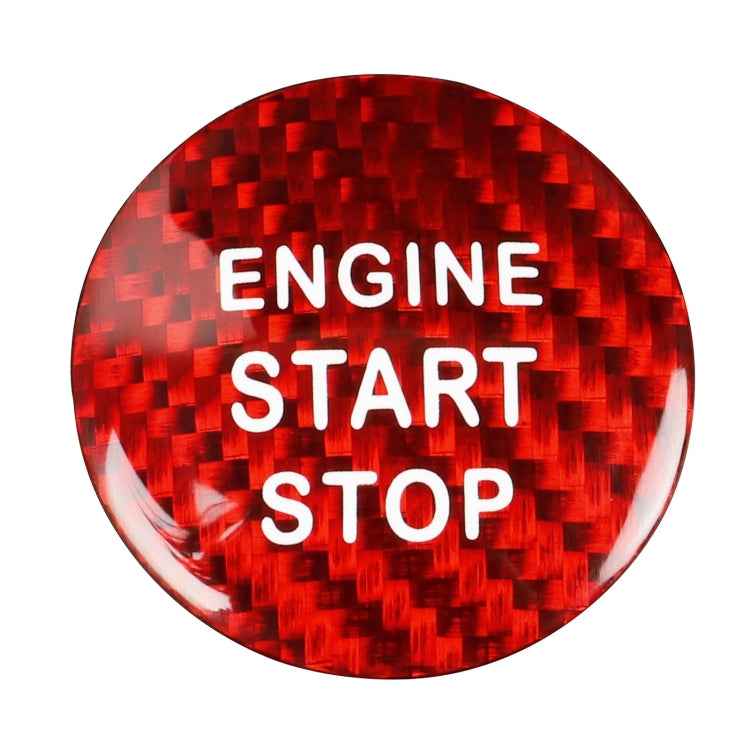 Car Carbon Fiber Engine Start Button Decorative Cover Trim for Lexus NX200