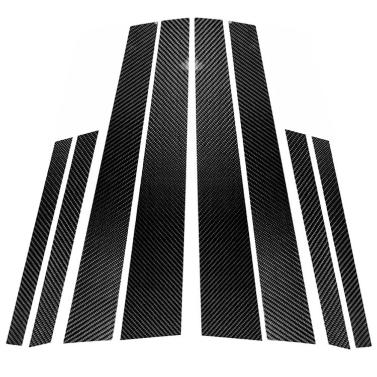 Car Carbon Fiber B Pillar Decorative Sticker for BMW X6 E71 2009-2013, Left and Right Drive Universal, For BMW X6 E71 2009-2013
