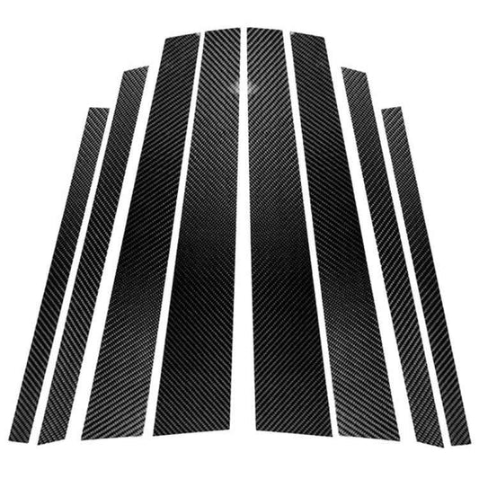 Car Carbon Fiber B Pillar Decorative Sticker for BMW X3 F25 2011-2017, Left and Right Drive Universal