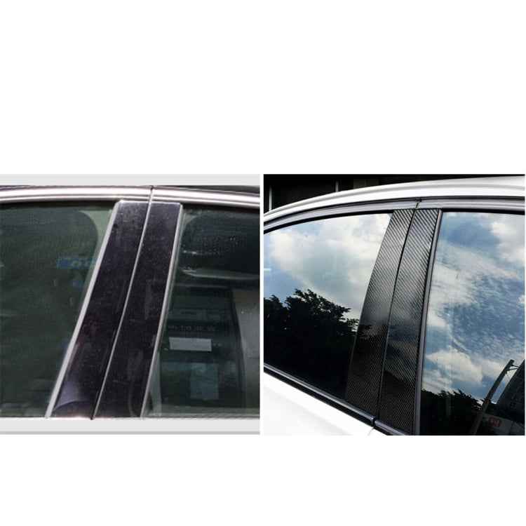 Car Carbon Fiber B Pillar Decorative Sticker for BMW X3 F25 2011-2017, Left and Right Drive Universal