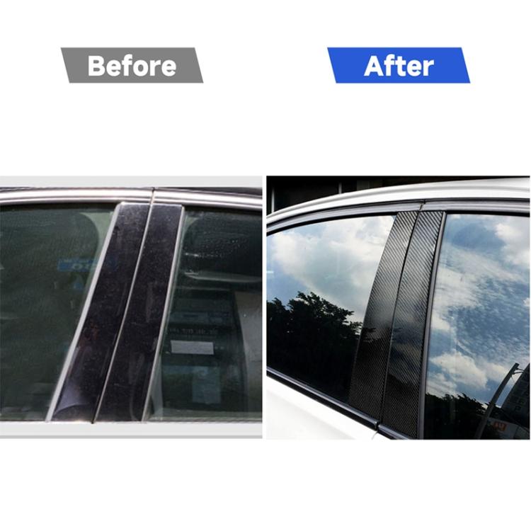 Car Carbon Fiber B Pillar Decorative Sticker for BMW X3 F25 2011-2017, Left and Right Drive Universal, For BMW X3 F25 2011-2017