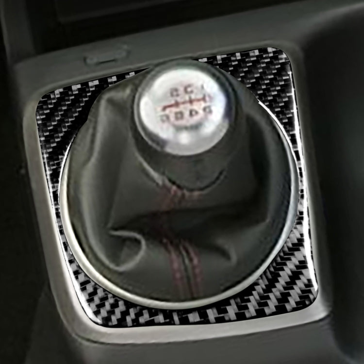 Car Carbon Fiber Manual Gear Decorative Sticker for Honda Civic 8th Generation 2006-2011, Right Drive, Manual Gear, Right Drive