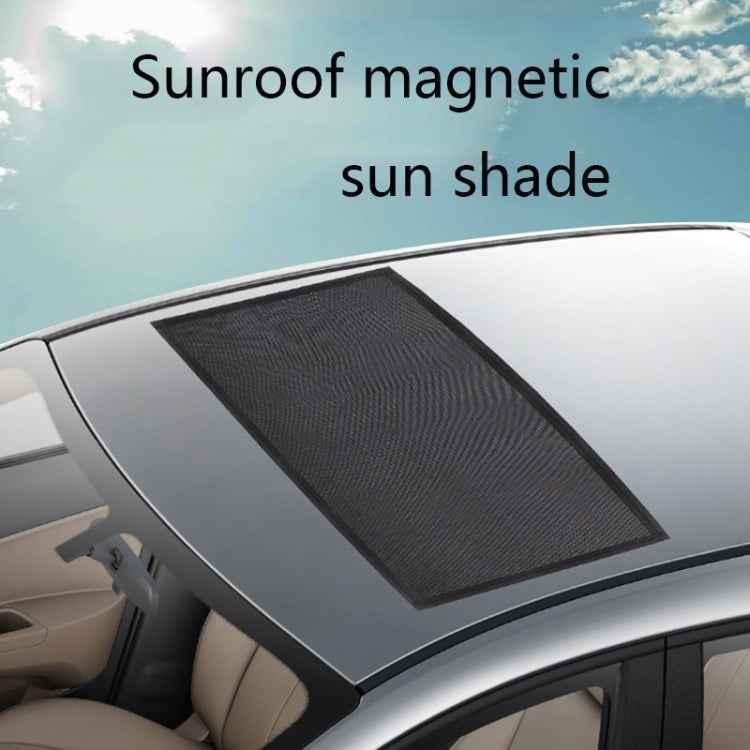 N913 Nylon Mesh Screens For Insect-Proof Dust-Proof Ventilated And Breathable Car Sunroof Magnetic Sun Shade, Size: 100x65cm