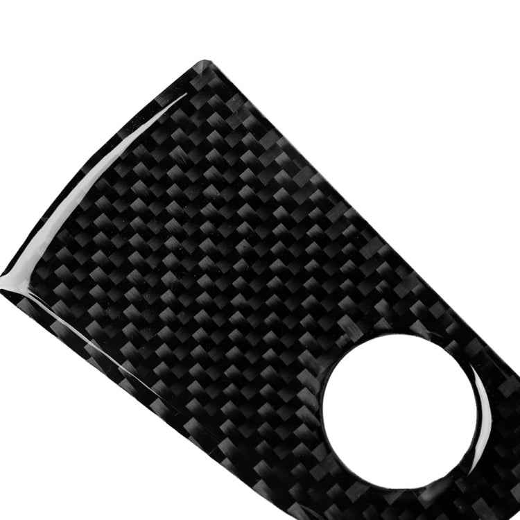 Car Carbon Fiber Passenger Seat Storage Decorative Sticker for Alfa Romeo Giulia 2017-2019, Left Drive