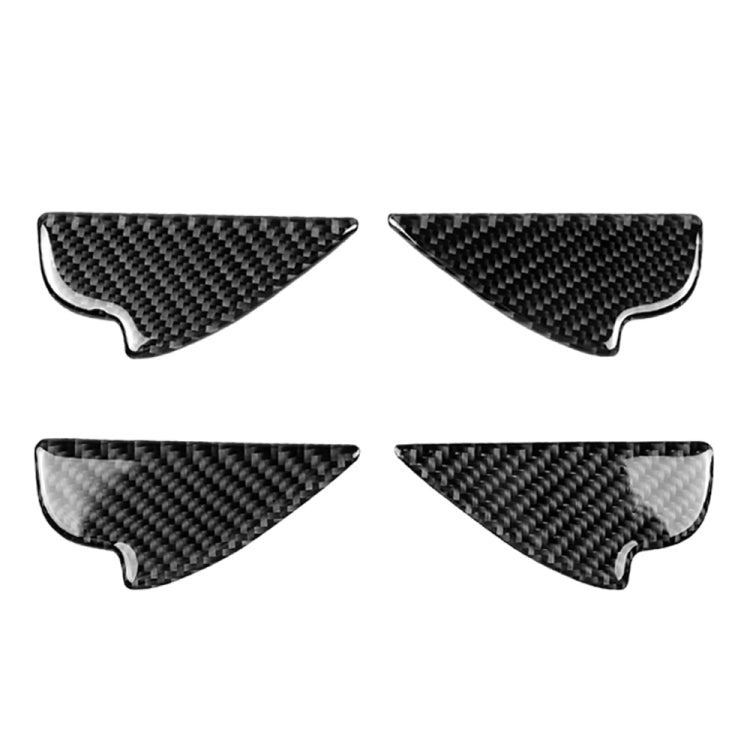 Car Carbon Fiber Inner Door Bowl Decorative Sticker for Mazda, Left and Right Drive Universal, Inner Door Bowl