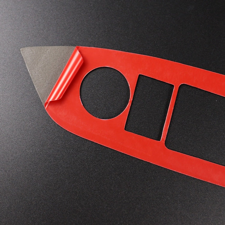 Car Carbon Fiber Window Buttons Panel Decorative Sticker for Mazda CX-5 2017-2018, Right Drive, Window Buttons Panel, Right Drive