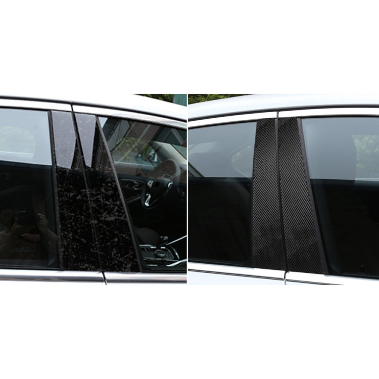 Car Carbon Fiber B Pillar Decorative Sticker for BMW 3 Series G20/G28/325Li/330d/335 2019-2020, Left and Right Drive Universal