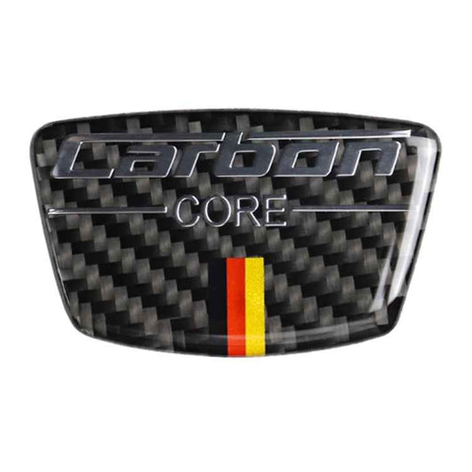Car Carbon Fiber German Color Doorpost Decorative Sticker for Mercedes-Benz, Left and Right Drive Universal