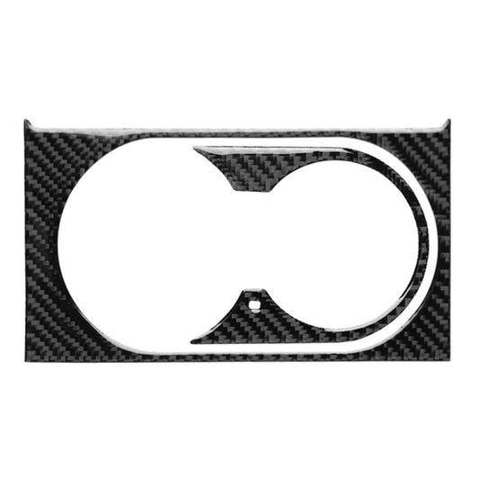 Car Carbon Fiber Solid Color Water Cup Holder Panel A Decorative Sticker for Mercedes-Benz GLE 2015-2017/GLS 2016-2018/ML 2012-2015/GL 2013-2015, Left Drive, Solid Color Water Cup Holder Panel A